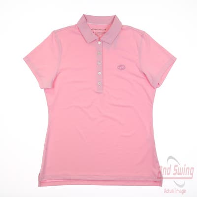 New Womens Peter Millar Polo Large L Pink MSRP $100