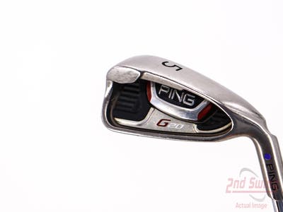 Ping G20 Single Iron 5 Iron Ping CFS Steel Stiff Right Handed Purple dot 38.25in