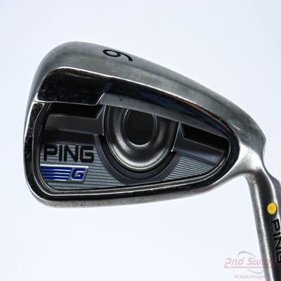 Ping 2016 G Single Iron 6 Iron AWT 2.0 Steel Regular Right Handed Yellow Dot 39.0in