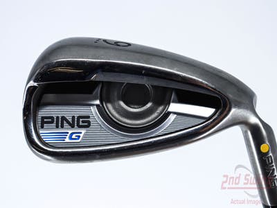 Ping 2016 G Single Iron 9 Iron AWT 2.0 Steel Regular Right Handed Yellow Dot 37.25in