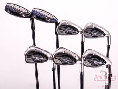 Callaway Steelhead XR Combo Iron Set 4H 5H 6-PW Project X HZRDUS Blue 58 Graphite Ladies Right Handed 39.25in