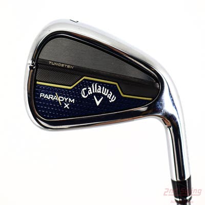 Callaway Paradym X Single Iron 7 Iron PX HZRDUS Silver Gen4 65 Graphite Regular Right Handed 37.0in