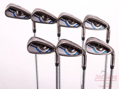 Ping Gmax Iron Set 5-PW AW Ping CFS Distance Steel Regular Right Handed Black Dot 39.0in