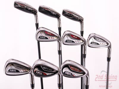 Adams Idea A3 Iron Set 3H 4H 5H 6-PW SW Stock Steel Shaft Steel Regular Right Handed 38.5in