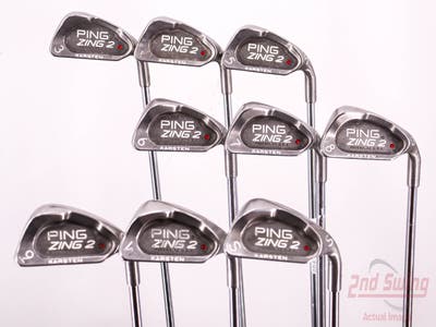 Ping Zing 2 Iron Set 3-PW SW Ping JZ Steel Stiff Right Handed Red dot 37.75in
