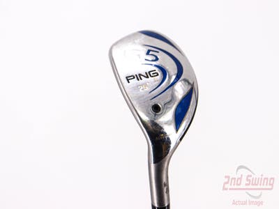 Ping G5 Hybrid 5 Hybrid 25° Stock Steel Shaft Steel Regular Left Handed 39.0in