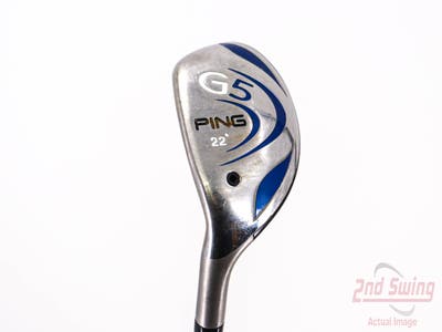 Ping G5 Hybrid 4 Hybrid 22° Ping TFC 100H Graphite Stiff Left Handed 39.5in