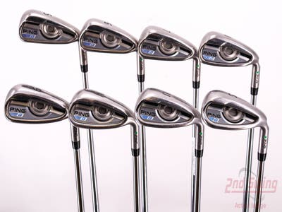 Ping 2016 G Iron Set 5-PW AW SW Project X 5.5 Steel Regular Right Handed Green Dot 38.75in