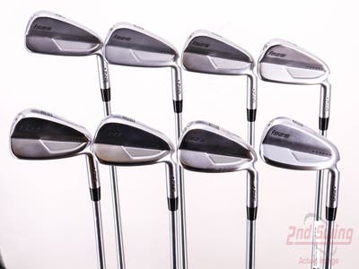 Ping i525 Iron Set 3-9 Iron Project X IO 6.0 Steel Stiff Right Handed Black Dot 38.5in