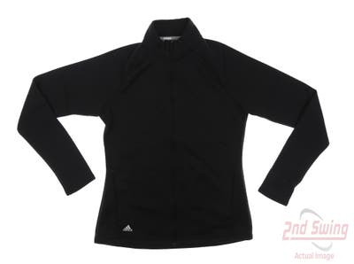 New Womens Adidas Jacket X-Small XS Black MSRP $65