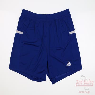 New Womens Adidas Shorts Large L Blue MSRP $50