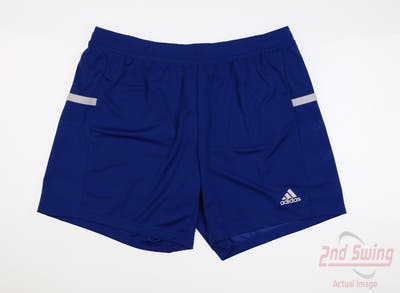 New Womens Adidas Shorts Large L Blue MSRP $50