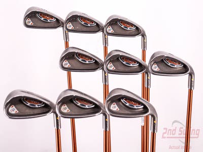 Ping G10 Iron Set 5-PW AW SW LW Ping TFC 129I Graphite Regular Right Handed Yellow Dot 38.25in