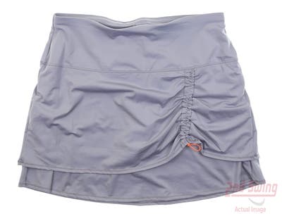 New Womens Lucky In Love Golf Skort X-Large XL Gray MSRP $98