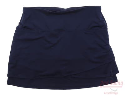 New Womens Lucky In Love Golf Skort X-Large XL Navy Blue MSRP $98