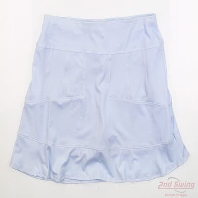 New Womens Lucky In Love Golf Skort Large L Blue MSRP $98