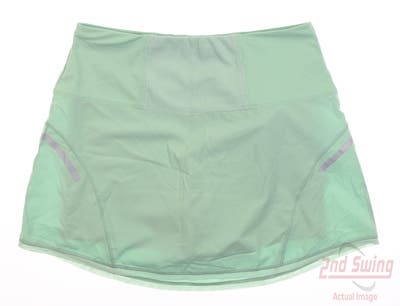 New Womens Lucky In Love Golf Skort Large L Green MSRP $98