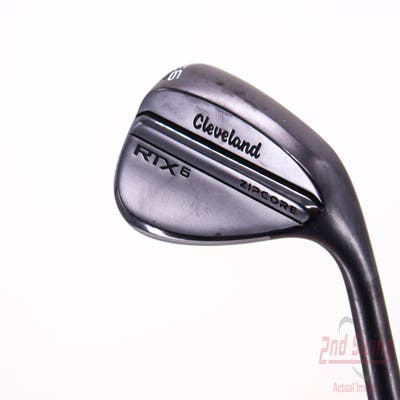 Mint Cleveland RTX 6 ZipCore Black Satin Wedge Sand SW 56° 10 Deg Bounce Mid Dynamic Gold Spinner TI Steel Wedge Flex Right Handed 35.25in