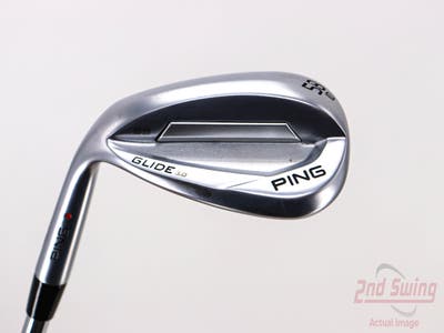 Ping Glide 3.0 Wedge Lob LW 58° 10 Deg Bounce Nippon NS Pro Modus 3 Tour 105 Steel Stiff Left Handed Red dot 35.5in