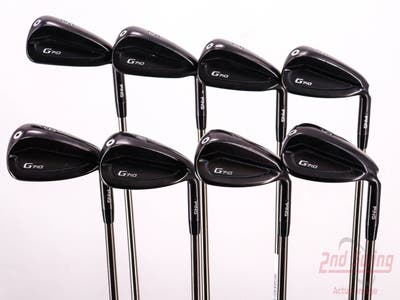 Ping G710 Iron Set 5-PW GW SW UST Recoil 780 ES SMACWRAP Graphite Regular Right Handed Black Dot 38.25in