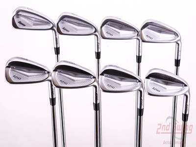 Mint Ping i210 Iron Set 3-PW True Temper Dynamic Gold 105 Steel Regular Right Handed Silver Dot 38.25in