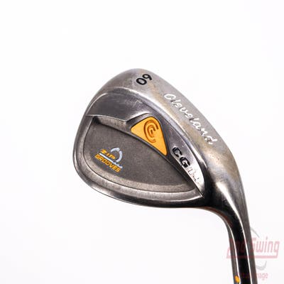 Cleveland CG14 Gunmetal Wedge Lob LW 60° 12 Deg Bounce Cleveland Traction Wedge Steel Wedge Flex Right Handed 35.75in