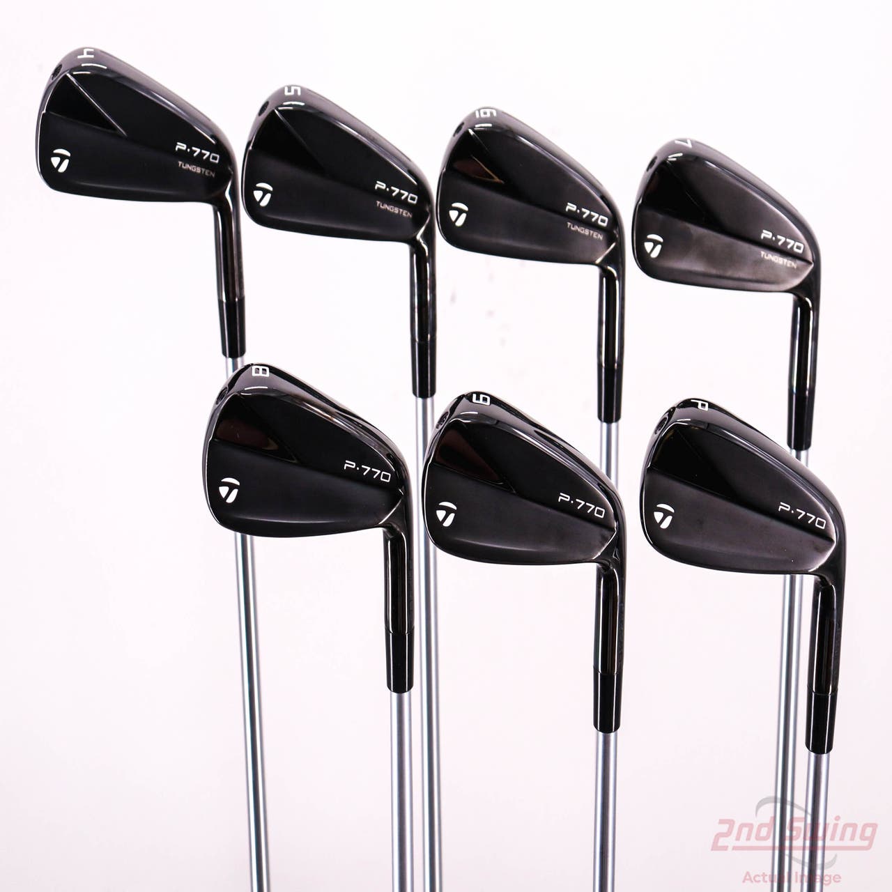 TaylorMade P770 Phantom Black Iron Set (DD2335456539) 2nd Swing Golf