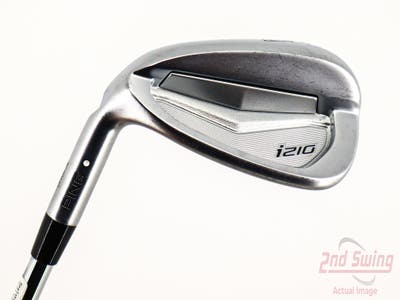 Mint Ping i210 Single Iron Pitching Wedge PW FST KBS Tour 125 Steel Stiff Left Handed White Dot 35.75in