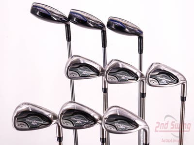 Callaway Steelhead XR Combo Iron Set 3H 4H 5H 6-PW,SW  UST Mamiya Recoil ES 460 Graphite Regular Right Handed 38.0in