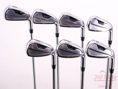 Titleist 2021 T200 Iron Set 5-PW AW True Temper AMT Red S300 Steel Stiff Right Handed 38.25in