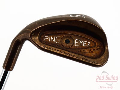 Ping Eye 2 Beryllium Copper Single Iron 9 Iron Ping Z-Z65 Steel Stiff Left Handed Black Dot 36.0in
