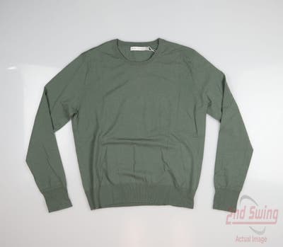 New W/ Logo Womens Peter Millar Sweater Small S Green MSRP $259