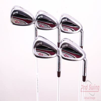 Ping G LE 2 Iron Set 8-PW UW SW ULT 240 Lite Graphite Ladies Right Handed Black Dot 36.25in