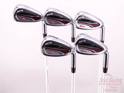 Ping G LE 2 Iron Set 7-PW UW ULT 240 Lite Graphite Ladies Right Handed Black Dot 35.75in