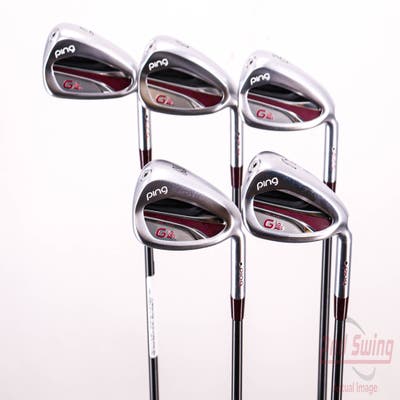 Ping G LE 2 Iron Set 7-PW UW Ping TFC 80i Graphite Ladies Right Handed Black Dot 36.75in