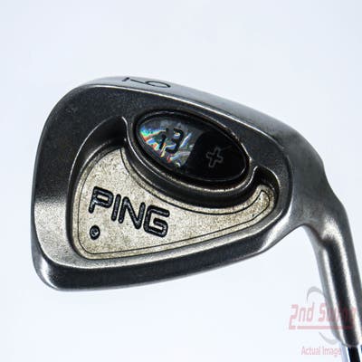 Ping i3 + Single Iron 9 Iron Stock Steel Shaft Steel Stiff Right Handed Black Dot 35.75in