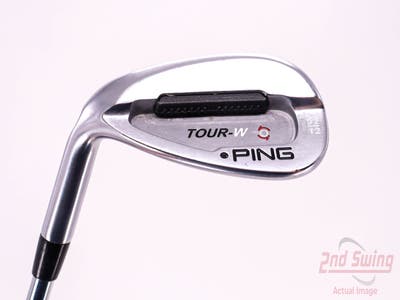 Ping Tour-W Brushed Silver Wedge Gap GW 52° 12 Deg Bounce Ping AWT Steel Stiff Left Handed Black Dot 35.75in