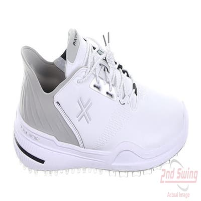 New Mens Golf Shoe Payntr X 005 F 9.5 White/Grey MSRP $190 40018-101