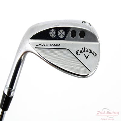 Mint Callaway Jaws Raw Chrome Wedge Lob LW 58° 10 Deg Bounce S Grind Dynamic Gold Spinner TI Steel Wedge Flex Left Handed 35.0in