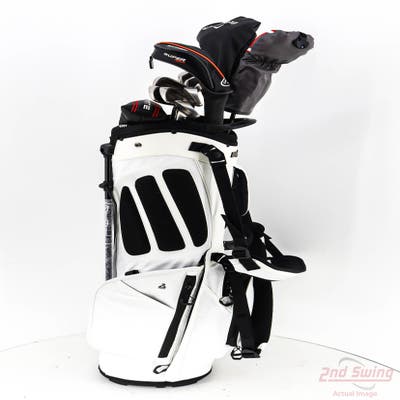 Complete Set of Men's TaylorMade Cobra Tear Drop Golf Clubs + NEW Bag Boy ZTF Stand Bag - Right Handed