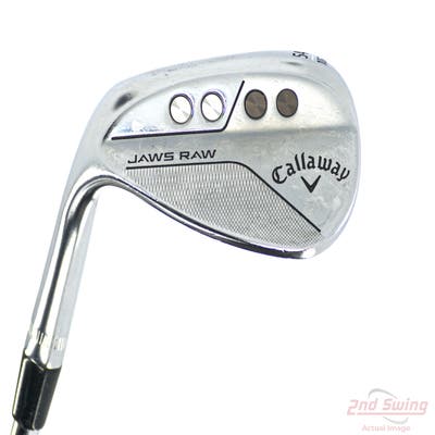 Callaway Jaws Raw Chrome Wedge Sand SW 54° 10 Deg Bounce S Grind Dynamic Gold Spinner TI Steel Wedge Flex Left Handed 35.25in