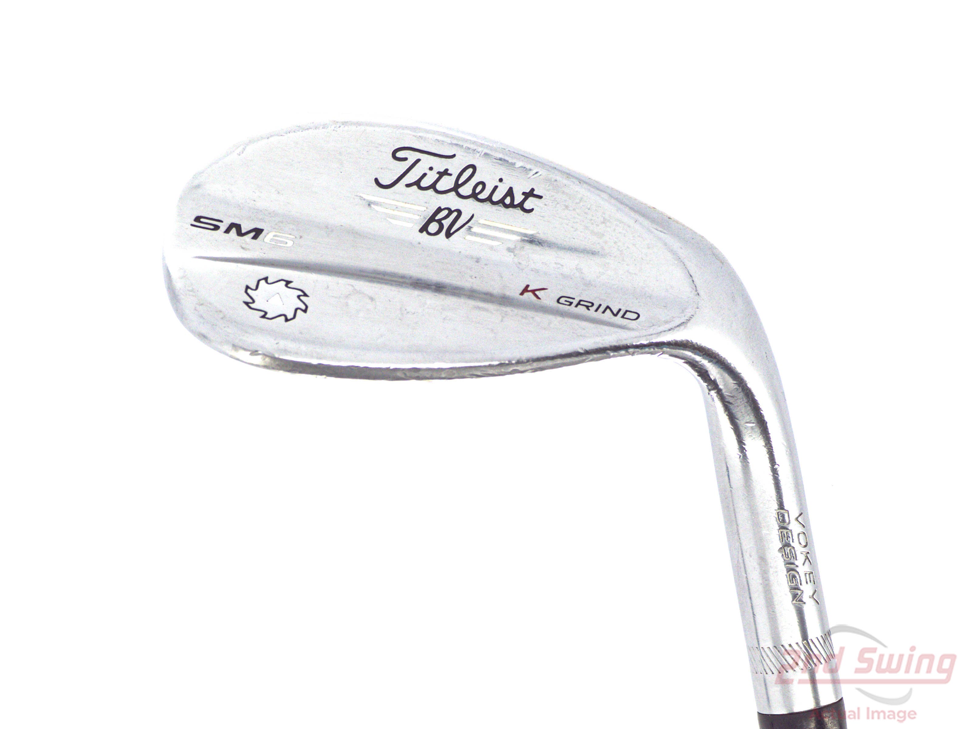 SM6　60°　L GRIND　スピンミルド　スティールグレー　VOKEY　LW Titleist Vokey SM6 Steel Grey 58* 10 Bounce S-Grind Wedge