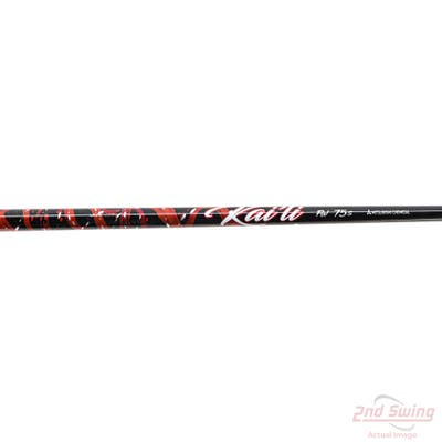 Used W/ TaylorMade RH Adapter Mitsubishi Rayon Kai'li Red 75g Fairway Shaft Stiff 41.5in