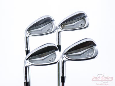Ping i210 Iron Set 7-PW KBS Tour 130 Steel X-Stiff Left Handed Black Dot +1/2"