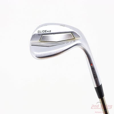 Ping Glide 4.0 Wedge Lob LW 58° 10 Deg Bounce S Grind UST Mamiya Recoil 760 ES Graphite Senior Right Handed Red dot 35.25in