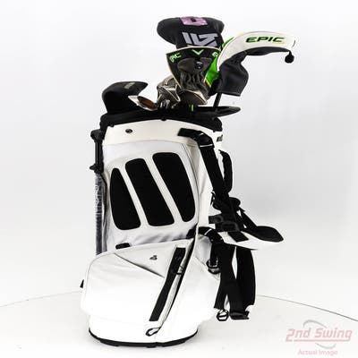 Complete Set of Men's Callaway Ping TaylorMade Golf Clubs + NEW Bag Boy ZTF Stand Bag - Right Handed