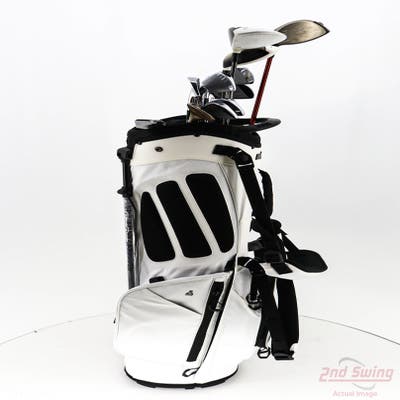 Complete Set of Men's TaylorMade Mizuno Titleist Golf Clubs + NEW Bag Boy ZTF Stand Bag - Right Handed