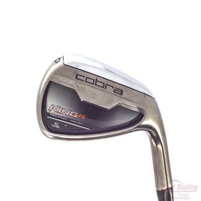 Cobra King F6 Single Iron Pitching Wedge PW Stock Steel Shaft Steel Stiff Right Handed 35.75in