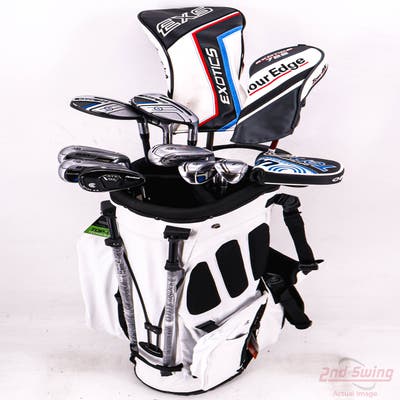 Complete Set of Men's Nike Adams Cleveland Odyssey Golf Clubs + NEW Bag Boy ZTF Stand Bag - Right Handed