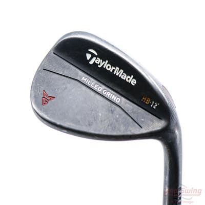 TaylorMade Milled Grind Black Wedge Sand SW 54° 12 Deg Bounce SB True Temper Dynamic Gold Steel Wedge Flex Right Handed 35.5in